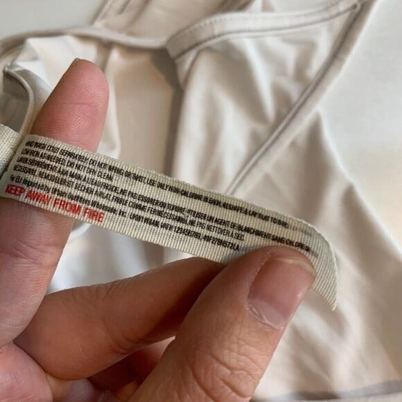 Free People Slip Dress Womens S Small Ivory Satin Gray Lace Detail Layering Midi - Picture 14 of 16